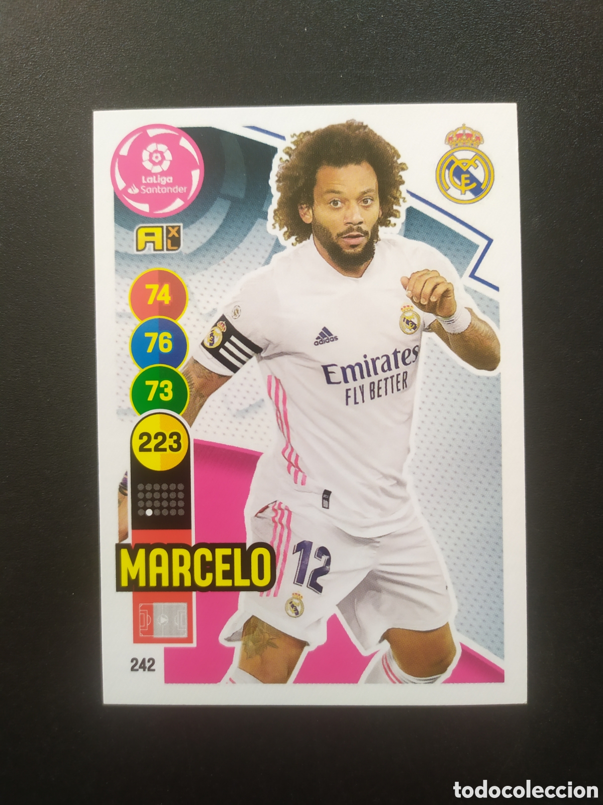 Cromos de f&uacute;tbol: Adrenalyn 2020 2021 20 21 panini Marcelo n&deg; 242 Real Madrid