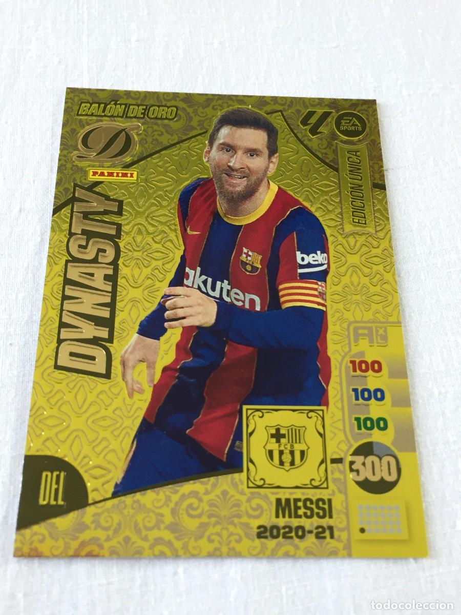 Cromos de f&uacute;tbol: MESSI - FC BARCELONA BAR&Ccedil;A - DINASTY 2020 2021 EDICION UNICA - PANINI ADRENALYN XL - 2024 2025 24 25
