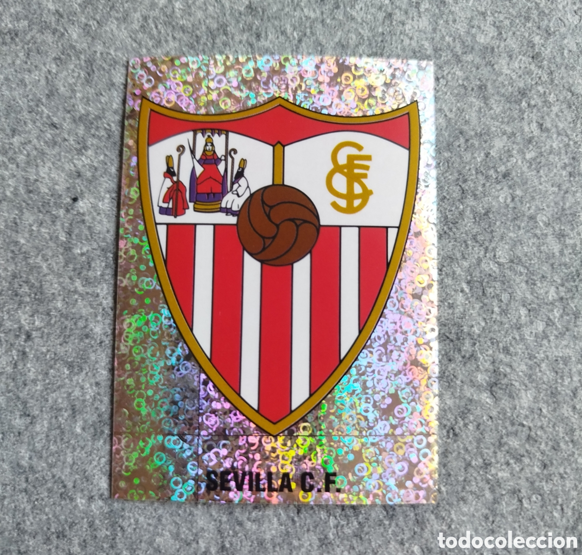 Cromos de f&uacute;tbol: CROMO ESCUDO SEVILLA PANINI LIGA 1995 95 96 NUNCA PEGADO SIN PEGAR