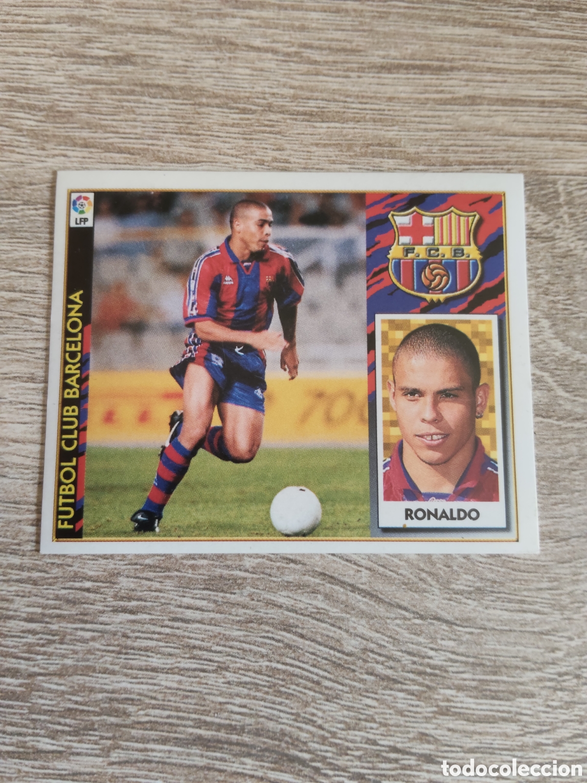 Cromos de f&uacute;tbol: Ronaldo baja Barcelona liga 1997 1998 97 98 ediciones este