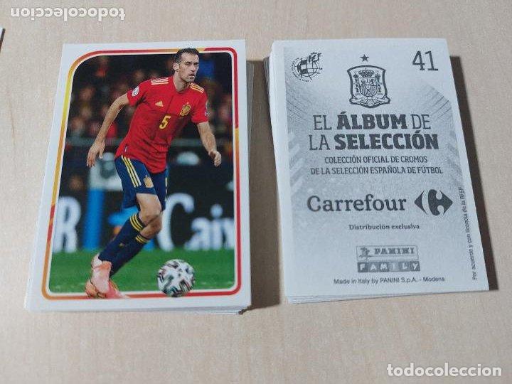 Cromos de f&uacute;tbol: 84 CROMOS - COLECCION COMPLETA CARREFOUR EL ALBUM DE LA SELECCION EUROCOPA 2020
