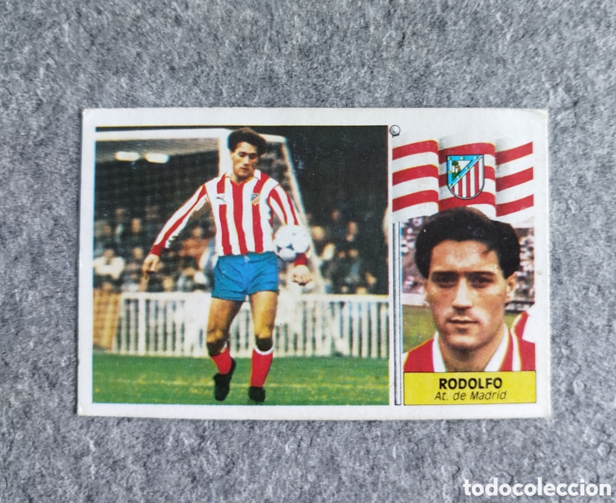 Cromos de f&uacute;tbol: RODOLFO ULTIMOS FICHAJES N&deg; 19 ATL&Eacute;TICO MADRID ED. ESTE 86 87 1986 1987 CROMO DESPEGADO FICHAJE