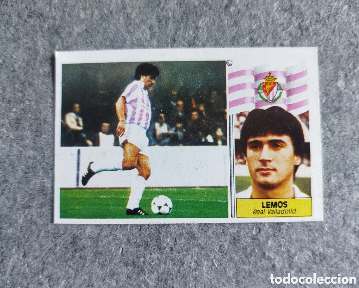 Cromos de f&uacute;tbol: LEMOS ULTIMOS FICHAJES N&deg; 16 VALLADOLID EDICIONES ESTE 86 87 1986 1987 CROMO DESPEGADO FICHAJE