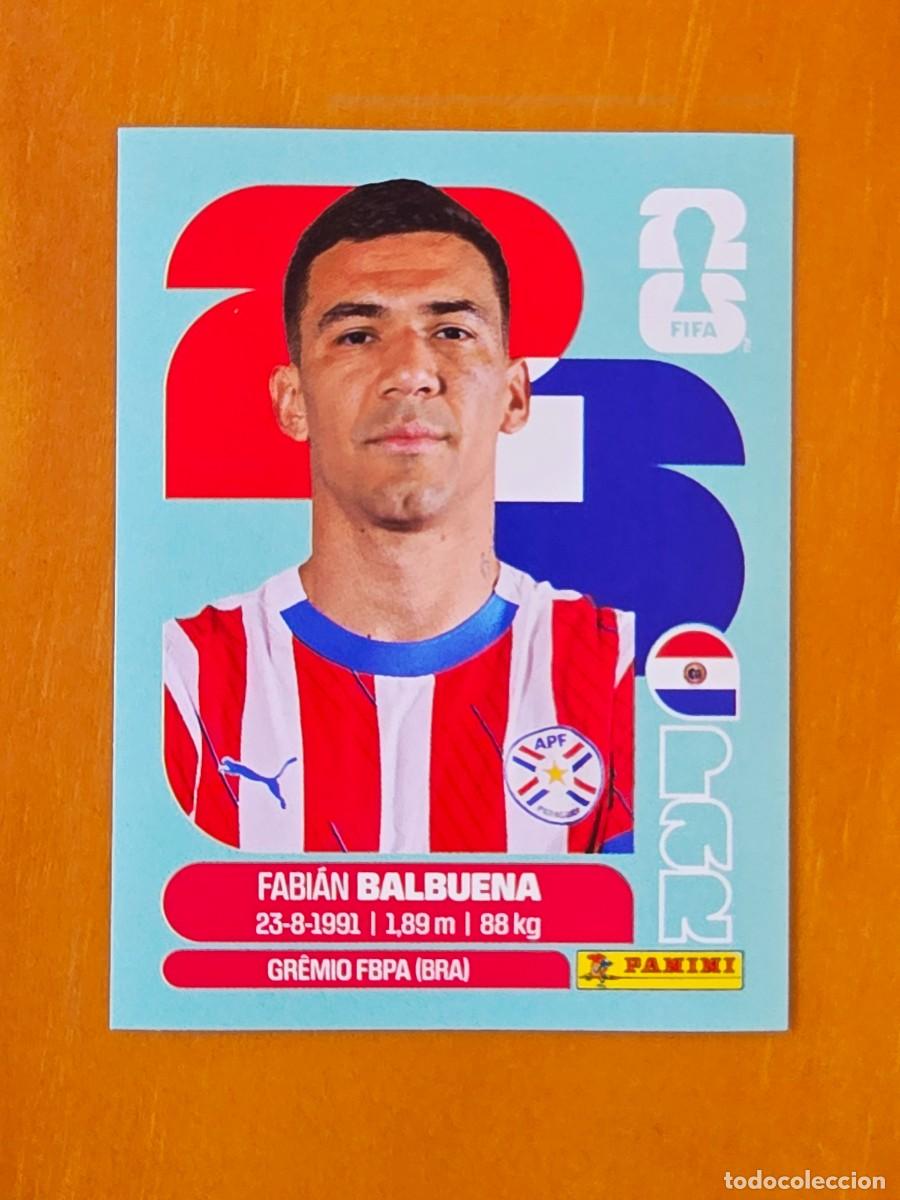 Cromos de f&uacute;tbol: PAR 5 Fabi&aacute;n Balbuena, Paraguay, Panini FIFA World Cup Mundial 2026 Sticker