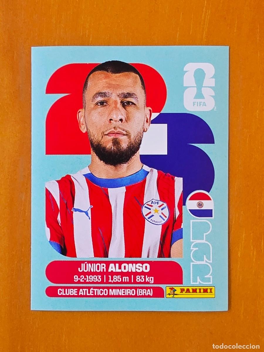 Cromos de f&uacute;tbol: PAR 8 J&uacute;nior Alonso, Paraguay, Panini FIFA World Cup Mundial 2026 Sticker