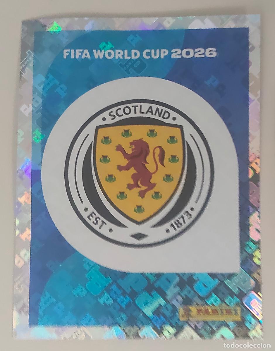 Cromos de f&uacute;tbol: A37 SCO1 SCO 1 ESCUDO LOGO BADGE ESCOCIA / SCOTLAND MUNDIAL FIFA WORLD CUP 2026 STICKER PANINI