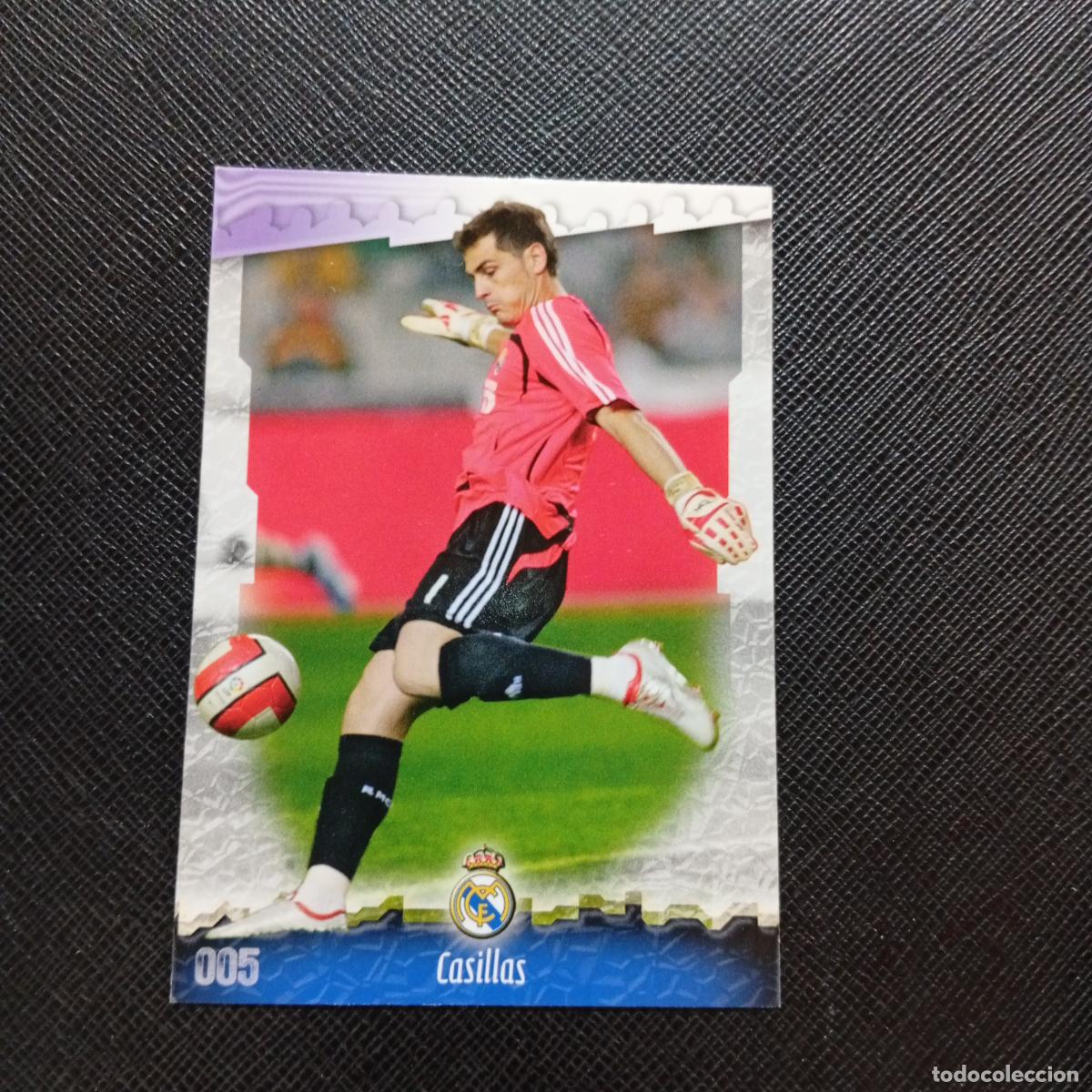 Cromos de f&uacute;tbol: 5 IKER CASILLAS REAL MADRID MUNDICROMO QUIZ GAME 2008 2009 FUTBOL 08 09 - A211 PG1