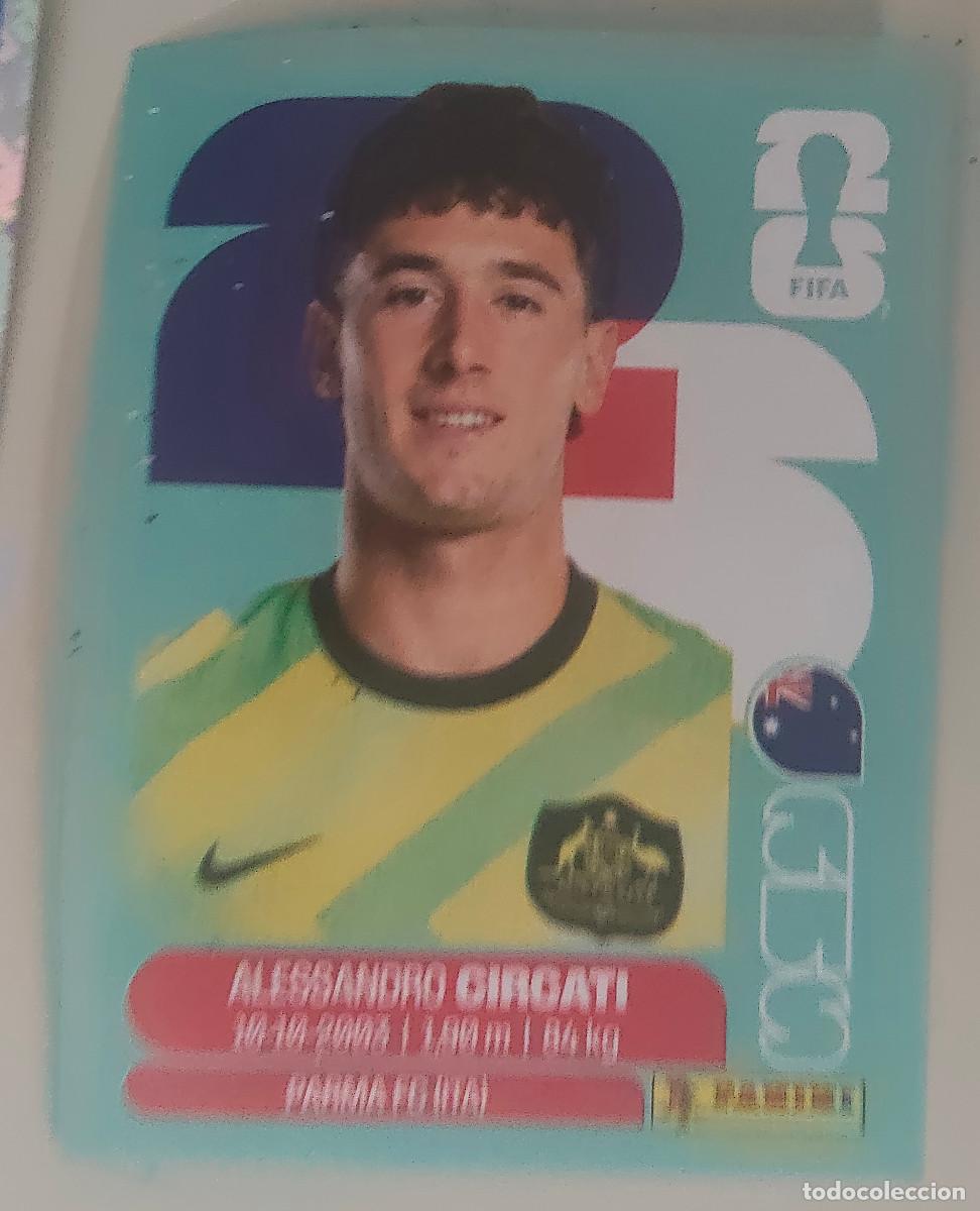 Cromos de f&uacute;tbol: B22 AUS5 ALESSANDRO CIRCATI 5 AUSTRALIA AUS MUNDIAL FIFA WORLD CUP 2026 STICKER PANINI