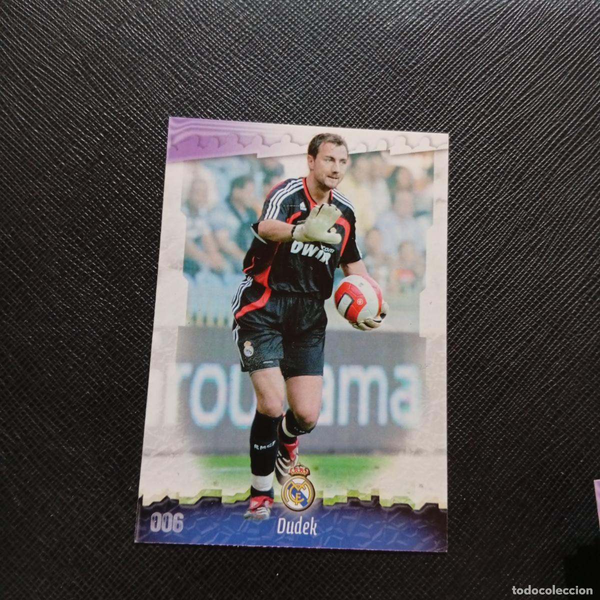 Cromos de f&uacute;tbol: 6 DUDEK REAL MADRID MUNDICROMO QUIZ GAME 2008 2009 FUTBOL 08 09 - A211 PG1