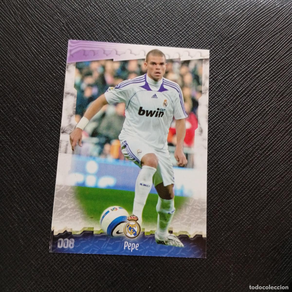 Cromos de f&uacute;tbol: 8 PEPE REAL MADRID MUNDICROMO QUIZ GAME 2008 2009 FUTBOL 08 09 - A211 PG1