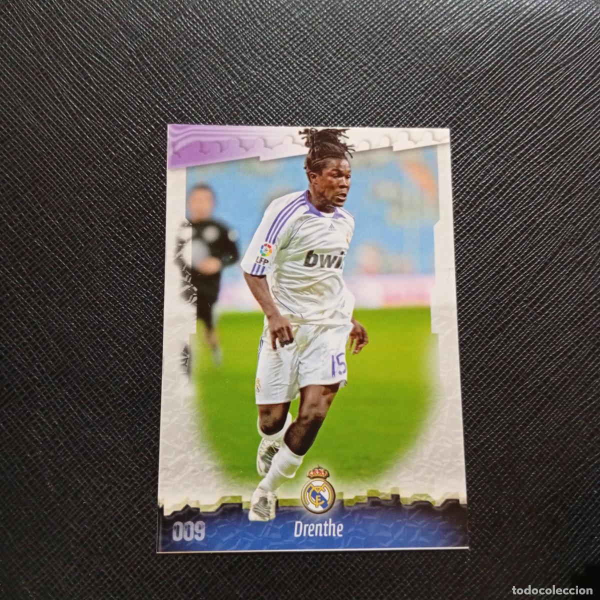 Cromos de f&uacute;tbol: 9 DRENTHE REAL MADRID MUNDICROMO QUIZ GAME 2008 2009 FUTBOL 08 09 - A211 PG1