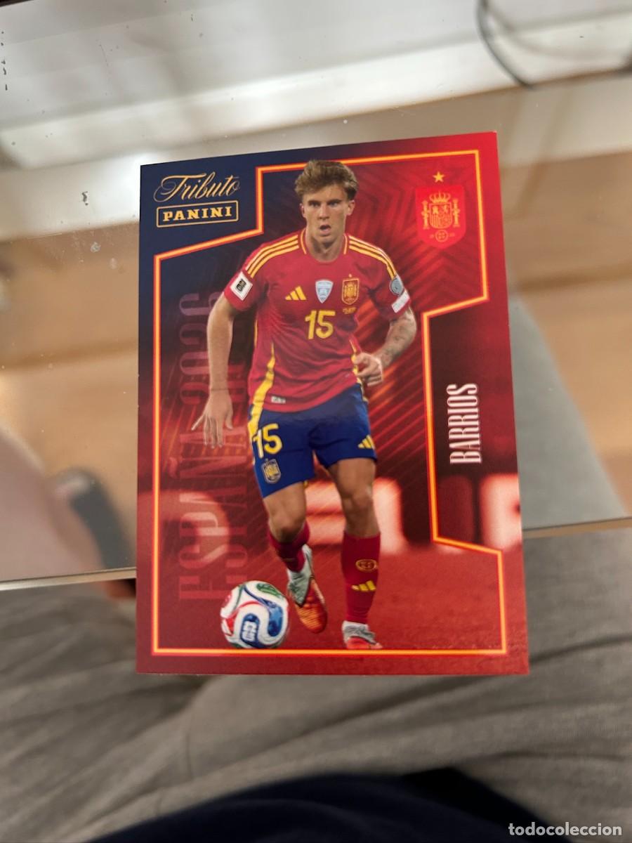 Cromos de f&uacute;tbol: BARRIOS TRIBUTO NUEVO