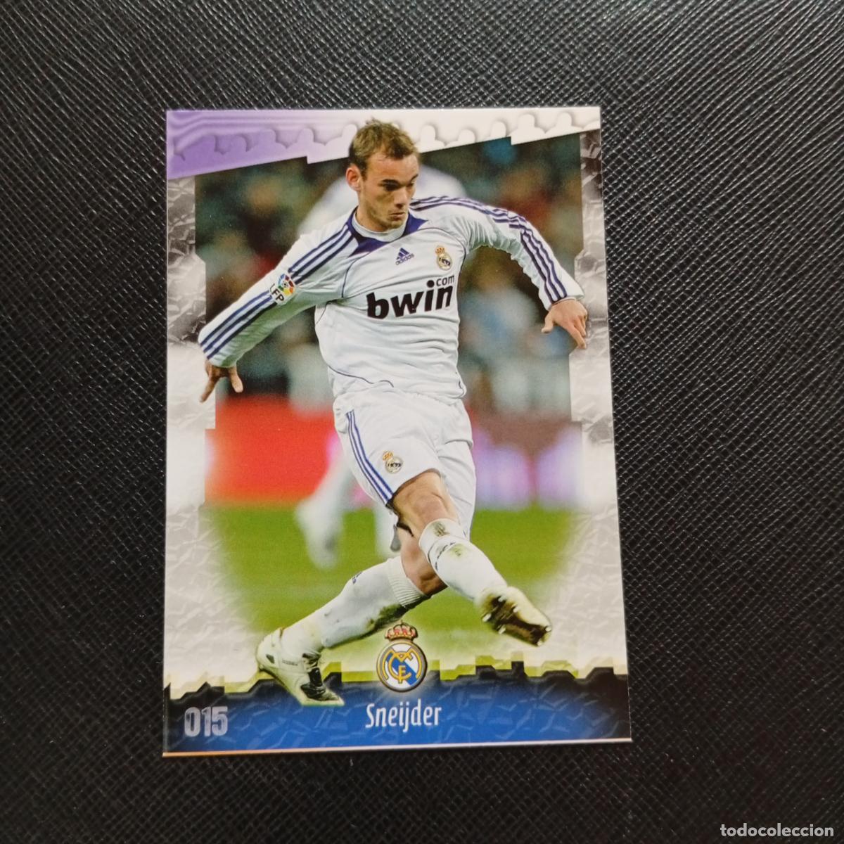 Cromos de f&uacute;tbol: 15 SNEIJDER REAL MADRID MUNDICROMO QUIZ GAME 2008 2009 FUTBOL 08 09 - A211 PG2