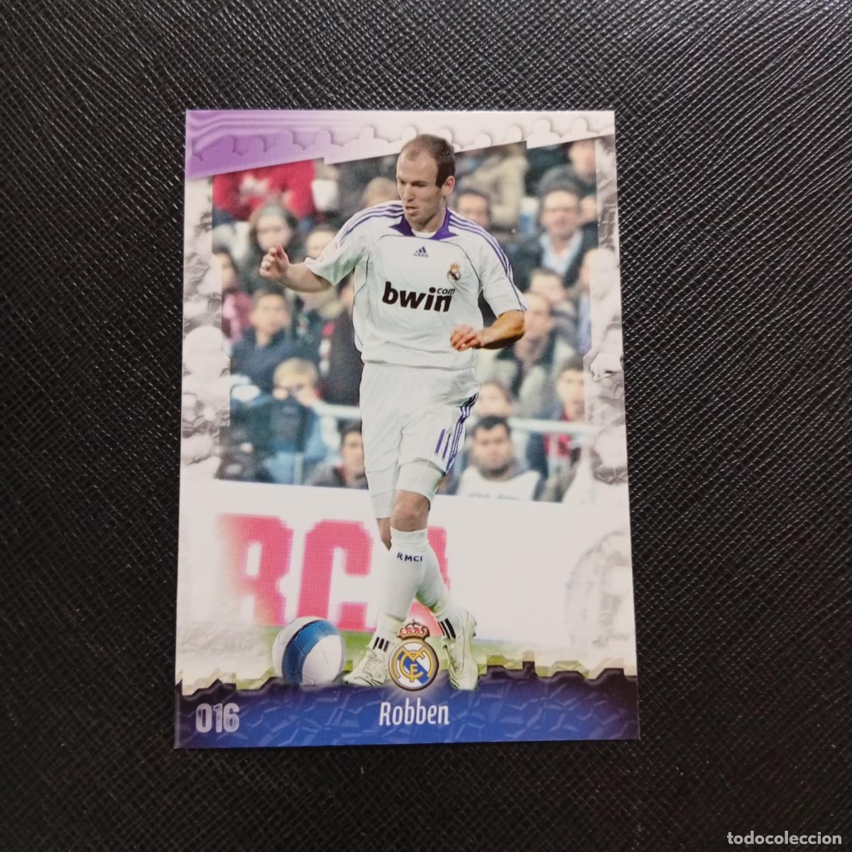 Cromos de f&uacute;tbol: 16 ROBBEN REAL MADRID MUNDICROMO QUIZ GAME 2008 2009 FUTBOL 08 09 - A211 PG2