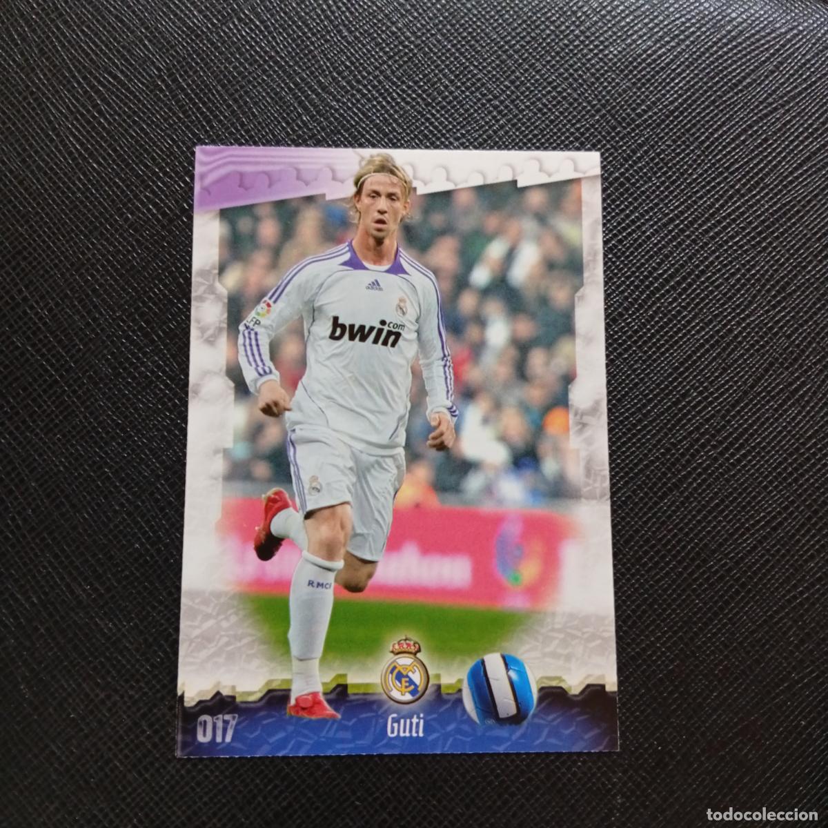 Cromos de f&uacute;tbol: 17 GUTI REAL MADRID MUNDICROMO QUIZ GAME 2008 2009 FUTBOL 08 09 - A211 PG2