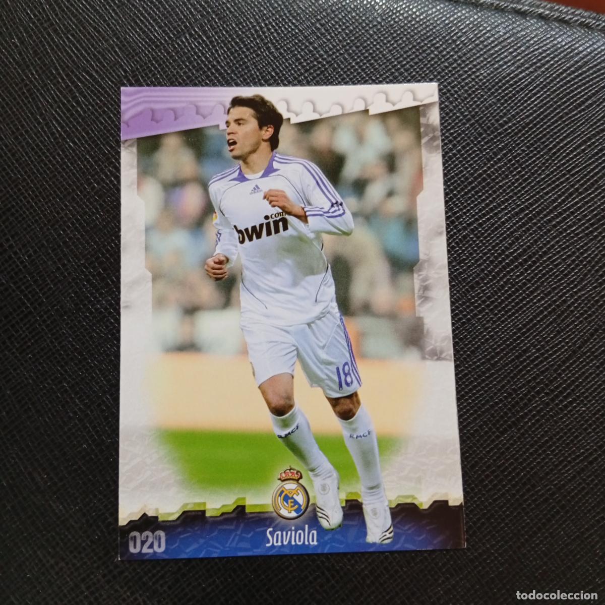 Cromos de f&uacute;tbol: 20 SAVIOLA REAL MADRID MUNDICROMO QUIZ GAME 2008 2009 FUTBOL 08 09 - A211 PG3