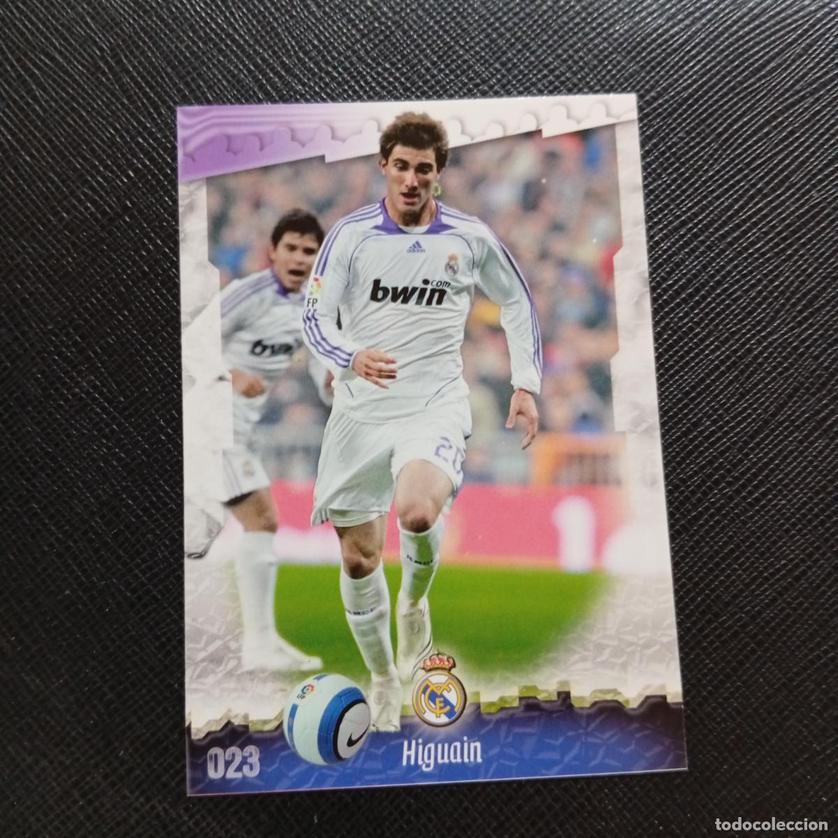 Cromos de f&uacute;tbol: 23 HIGUAIN REAL MADRID MUNDICROMO QUIZ GAME 2008 2009 FUTBOL 08 09 - A211 PG3