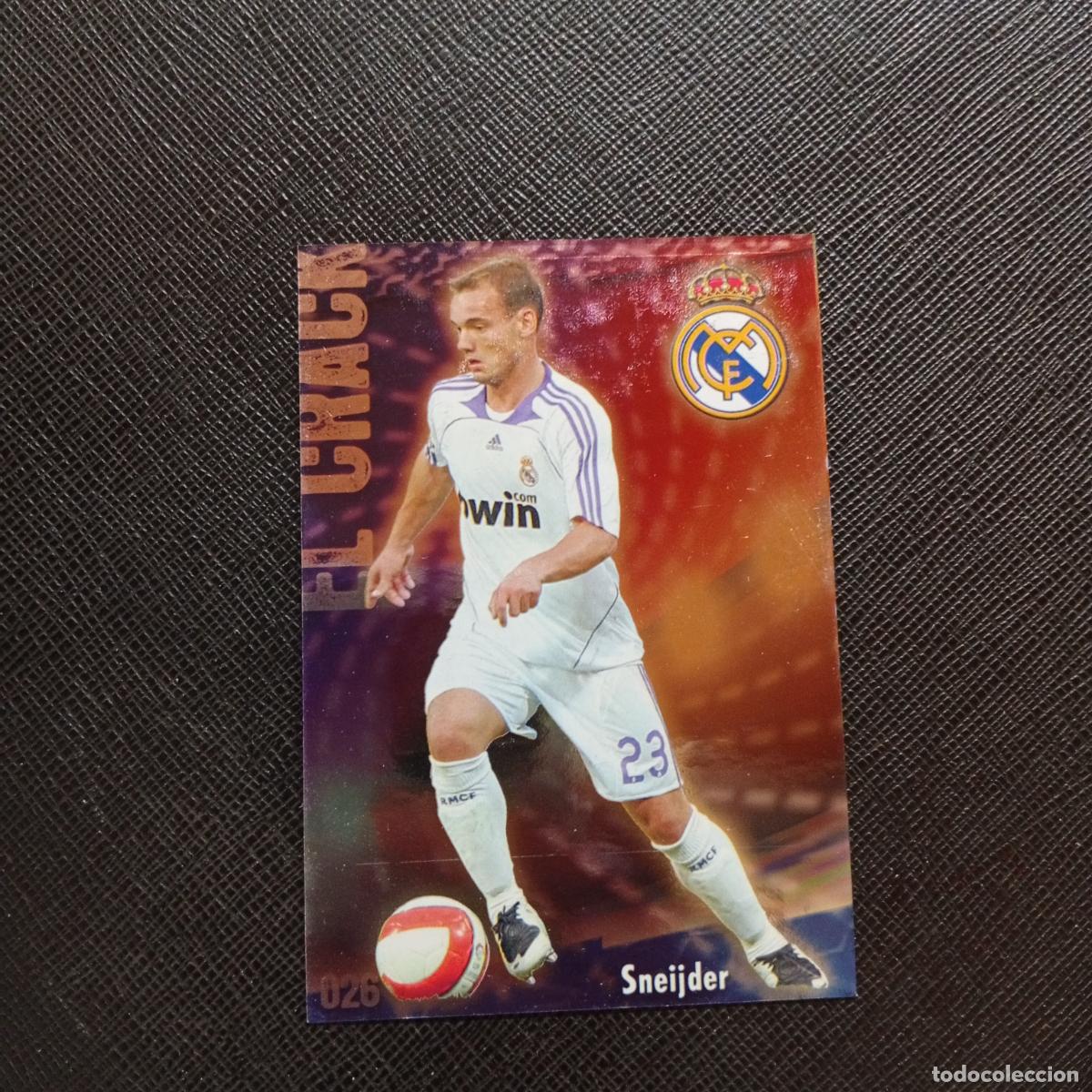 Cromos de f&uacute;tbol: 26 SNEIJDER REAL MADRID MUNDICROMO QUIZ GAME 2008 2009 FUTBOL 08 09 - A211 PG42 PUNTAS CUADRADAS