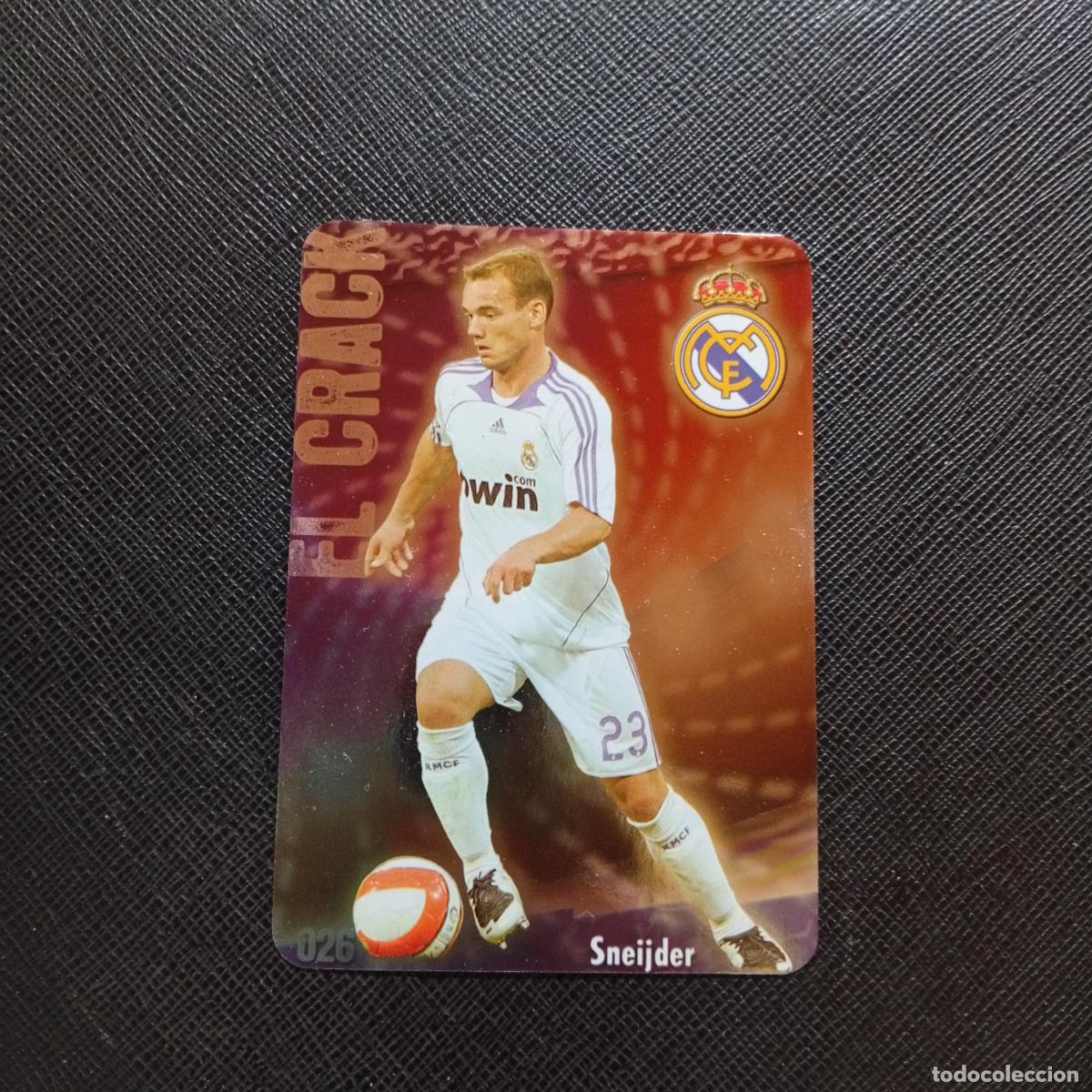 Cromos de f&uacute;tbol: 26 SNEIJDER REAL MADRID MUNDICROMO QUIZ GAME 2008 2009 FUTBOL 08 09 - A211 PG42 PUNTAS REDONDAS