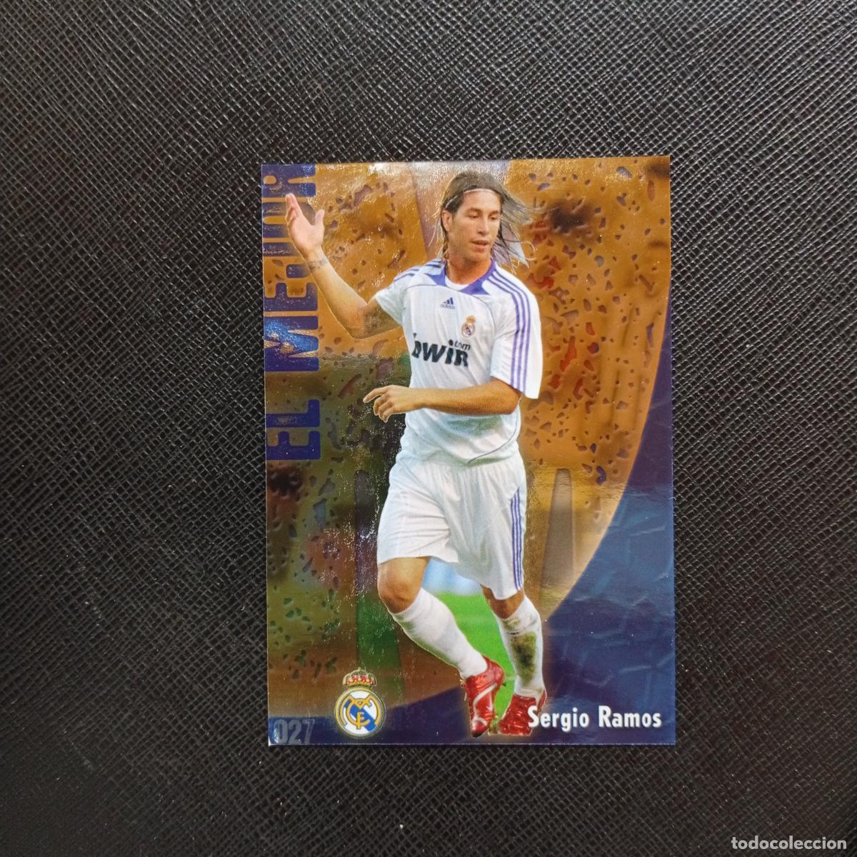 Cromos de f&uacute;tbol: 27 SERGIO RAMOS REAL MADRID MUNDICROMO QUIZ GAME 2008 2009 FUTBOL 08 09 - A211 PG3 PUNTAS RECTAS