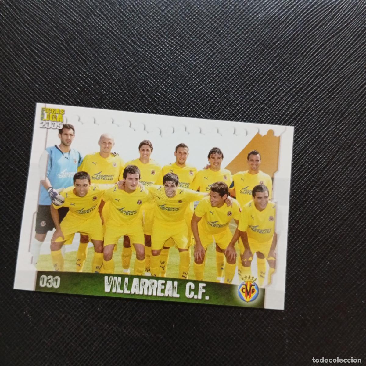 Cromos de f&uacute;tbol: 30 ALINEACION VILLARREAL MUNDICROMO QUIZ GAME 2008 2009 FUTBOL 08 09 - A211 PG4