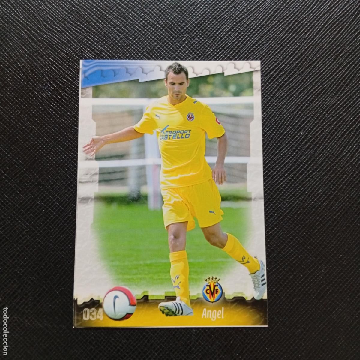 Cromos de f&uacute;tbol: 34 ANGEL VILLARREAL MUNDICROMO QUIZ GAME 2008 2009 FUTBOL 08 09 - A211 PG4