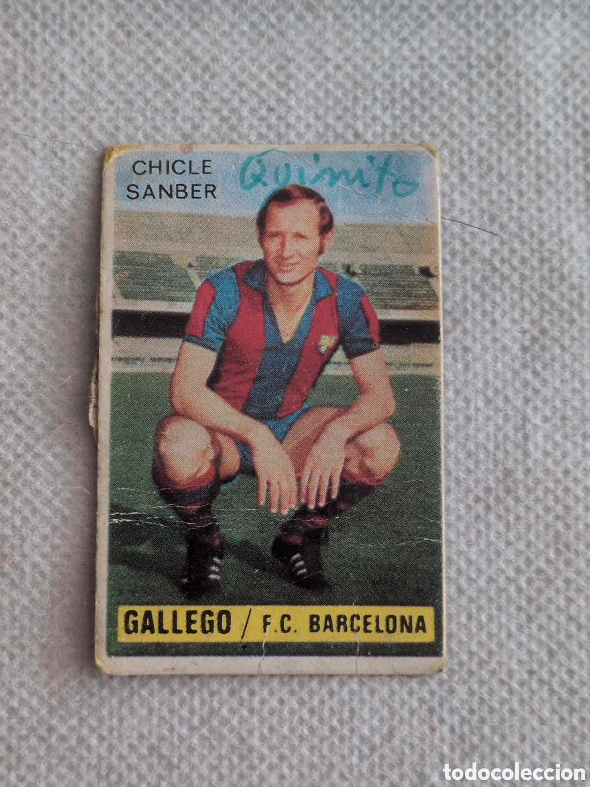 Cromos de Futebol: FINI 1975-1976 - GALLEGO (BARCELONA) LIGA 75-76 DEP. LEGAL MU - CROMOS. DESPEGADO