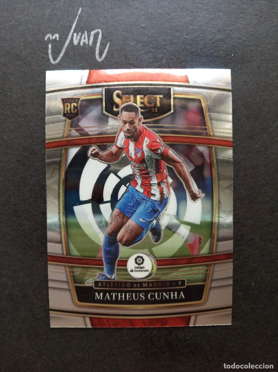 Cromos de Futebol: 226 ROOKIE MATHEUS CUNHA ATLETICO MADRID BRASIL MUNDIAL 2026 ⚽ PANINI &reg; CHRONICLES SELECT LIGA 21 22