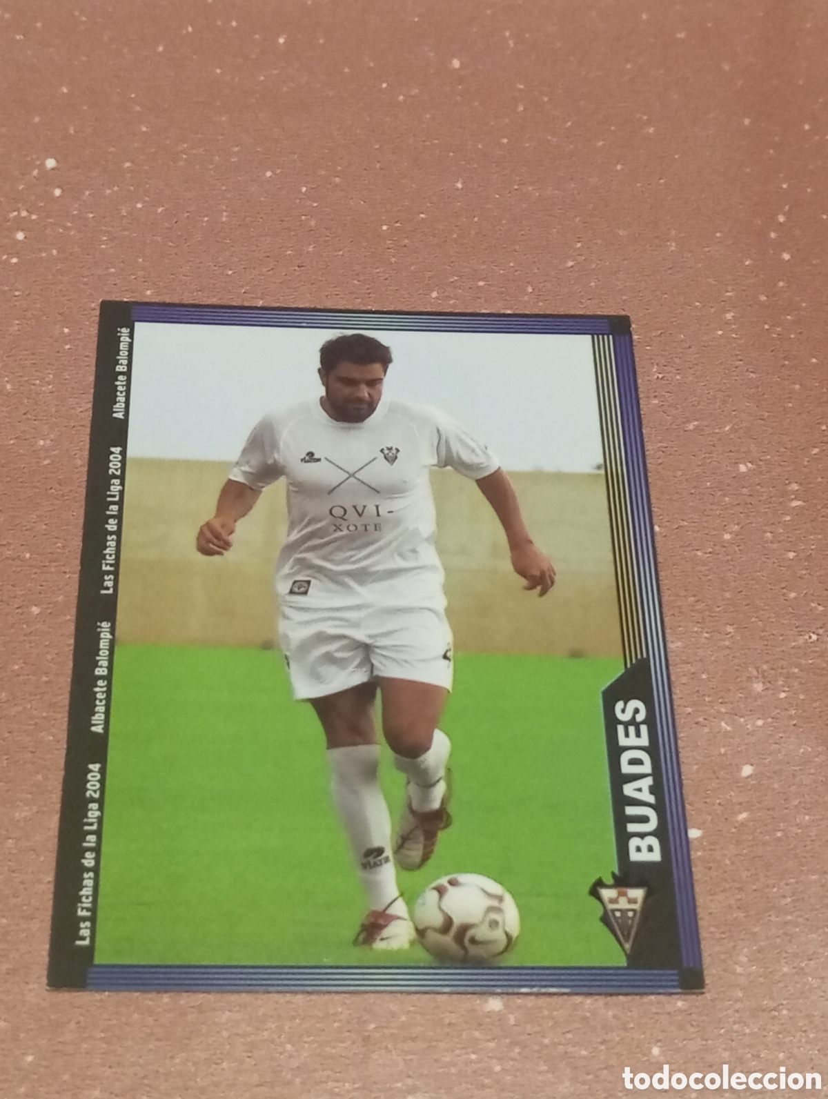 Cromos de Futebol: 519 BUADES ALBACETE FICHAS DE LA LIGA 2003 2004 03 04 MUNDICROMO
