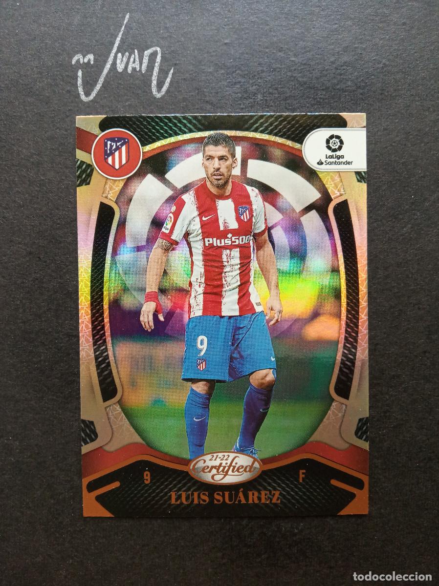 Cromos de Futebol: 144 LUIS SUAREZ ATLETICO MADRID URUGUAY ⚽ PANINI &reg; CHRONICLES CERTIFIED LIGA 2021 2022 21 22