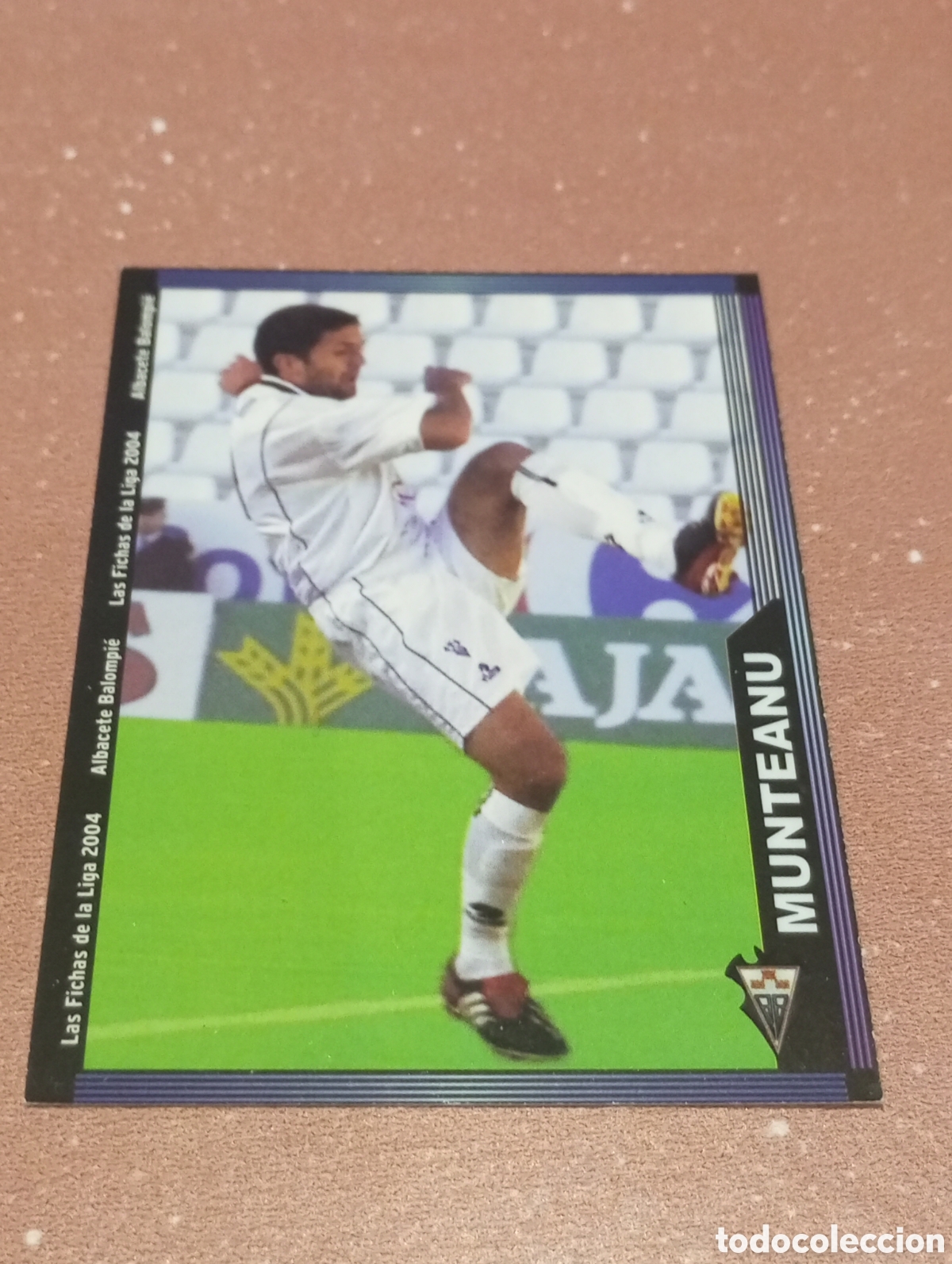 Cromos de Futebol: MUNTEANU ALBACETE BALOMPIE 521 MUNDICROMO LAS FICHAS DE LA LIGA 2004 03 04
