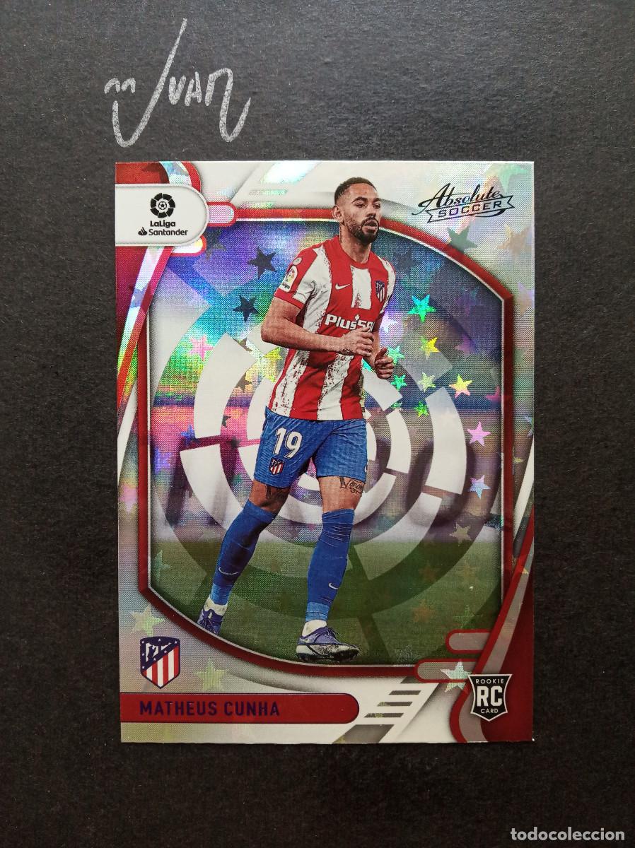 Cromos de Futebol: PURPLE ASTRO ROOKIE MATHEUS CUNHA ATLETICO MADRID ⚽ PANINI&reg; CHRONICLES ABSOLUTE LIGA 2021 2022 21 22