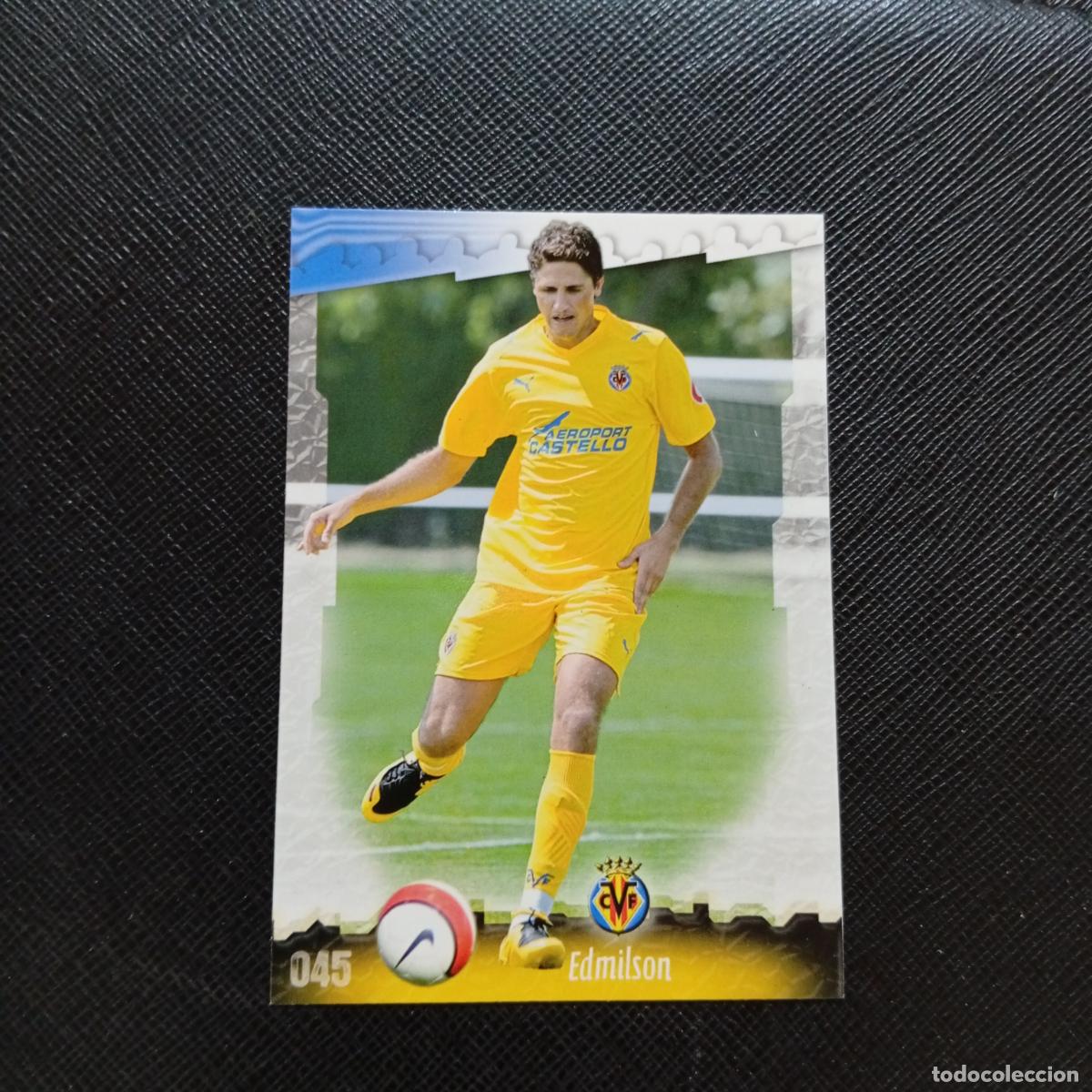 Cromos de f&uacute;tbol: 45 EDMILSON VILLARREAL MUNDICROMO QUIZ GAME 2008 2009 FUTBOL 08 09 - A211 PG6
