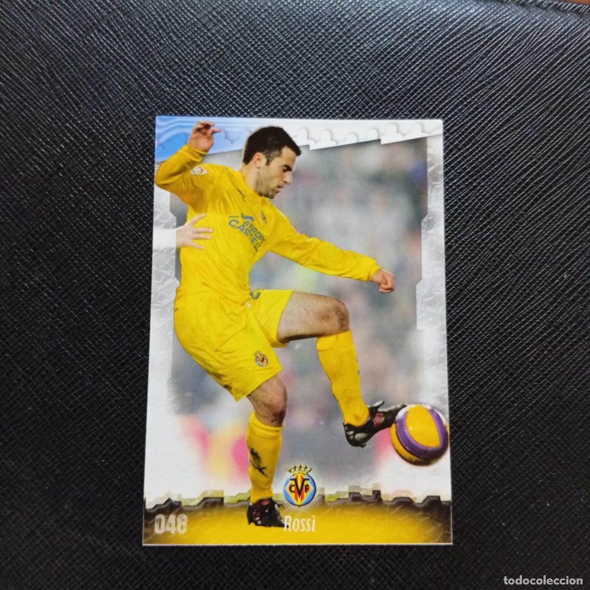 Cromos de f&uacute;tbol: 48 ROSSI VILLARREAL MUNDICROMO QUIZ GAME 2008 2009 FUTBOL 08 09 - A211 PG6