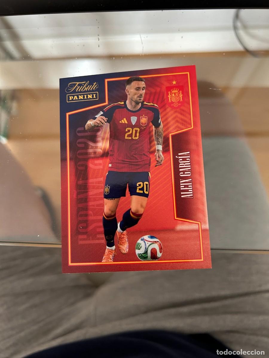Cromos de f&uacute;tbol: ALEX GARCIA TRIBUTO A LA SELECCIOM NUEVO