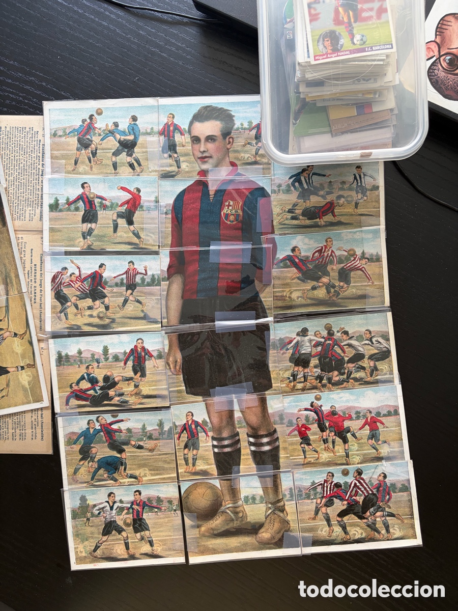 Cromos de f&uacute;tbol: Josep Samitier FC Barcelona Cromos Ense&ntilde;anza del juego del foot-ball 1922 Chocolates Jaime Boix