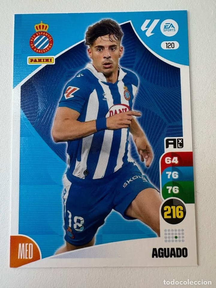 Cromos de f&uacute;tbol: Carta Aguado Espanyol 120 Adrenalyn 2024-25