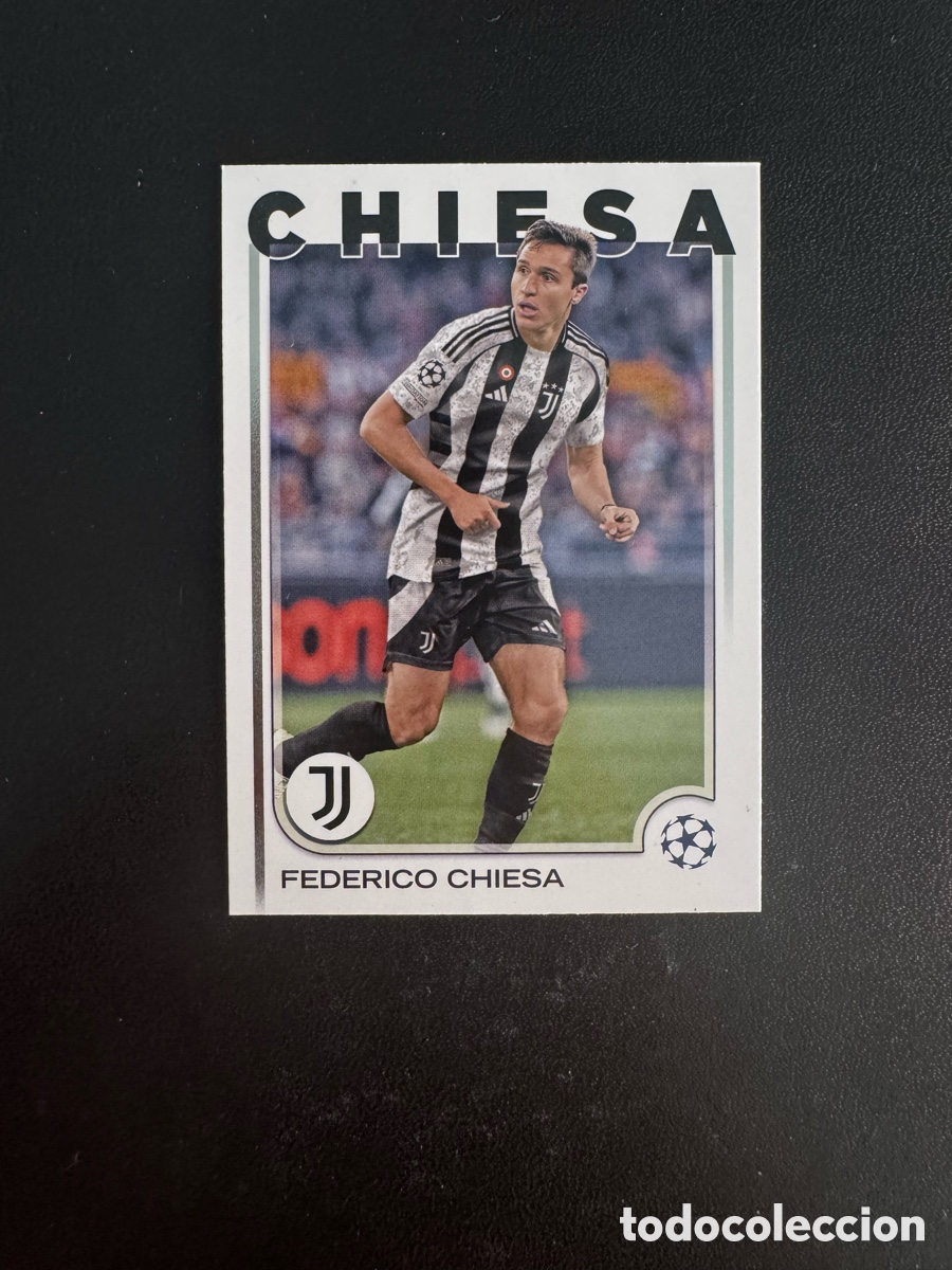Cromos de f&uacute;tbol: CHIESA JUVENTUS NUMERO 46 TOPPS 2025