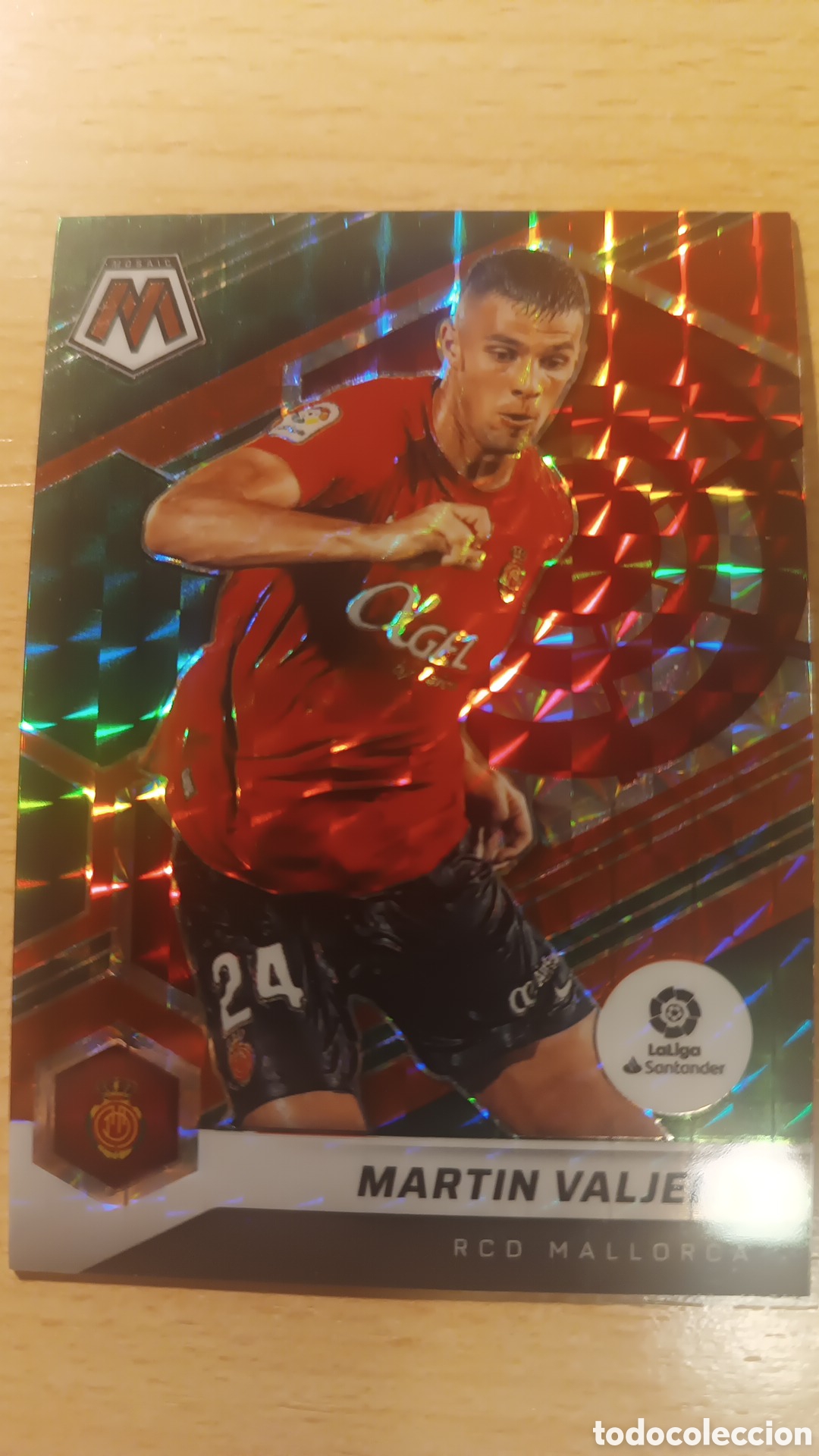 Cromos de f&uacute;tbol: VALJENT MALLORCA MOSAIC LA LIGA RED AND GREEN PARALEL