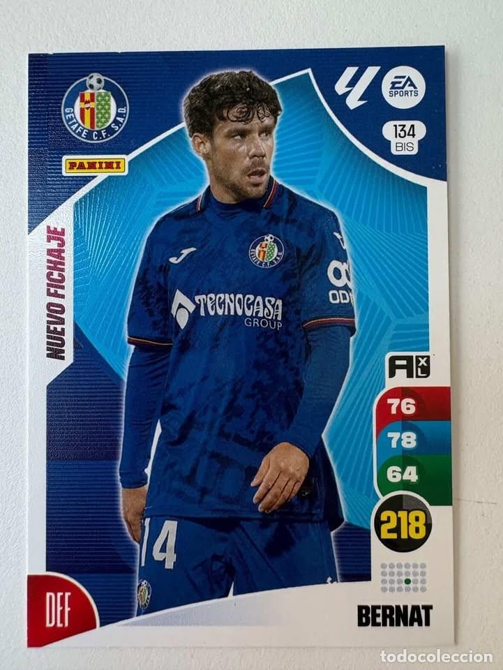 Cromos de f&uacute;tbol: Carta Bernat Getafe Nuevo Fichaje 134bis Adrenalyn 2024-25