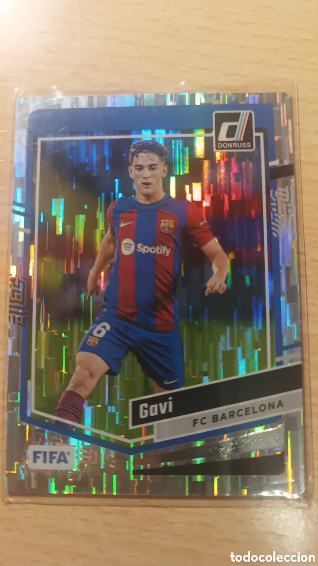 Cromos de f&uacute;tbol: GAVI SILVER PARALEL FIFA DONRUSS FC BARCELONA 2023 2024 PANINI 23 24
