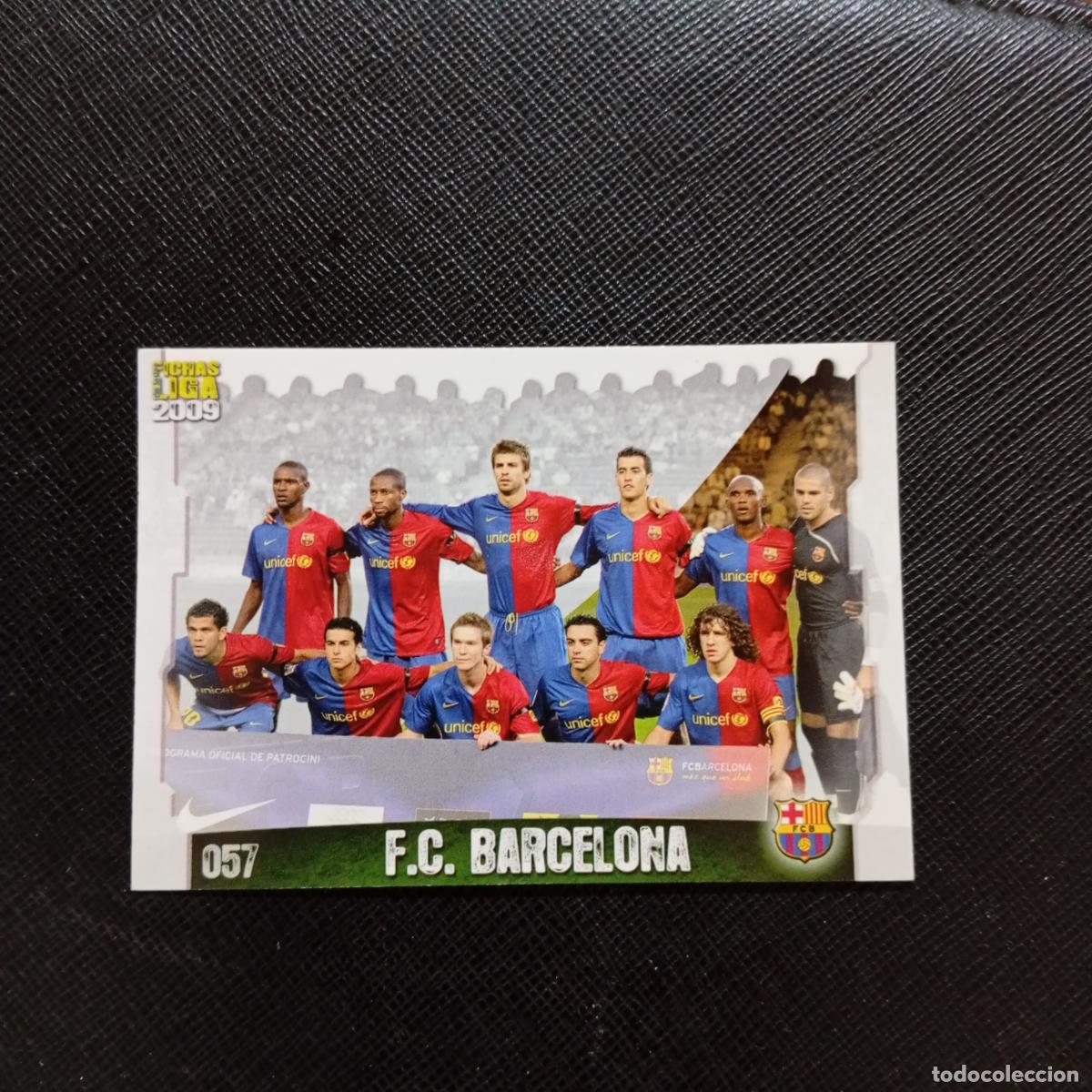 Cromos de f&uacute;tbol: 57 ALINEACION BARCELONA MUNDICROMO QUIZ GAME 2008 2009 FUTBOL 08 09 - A211 PG7
