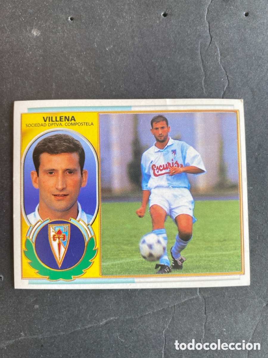 Cromos de f&uacute;tbol: Cromo liga 96/97 SD Compostela nunca pegado