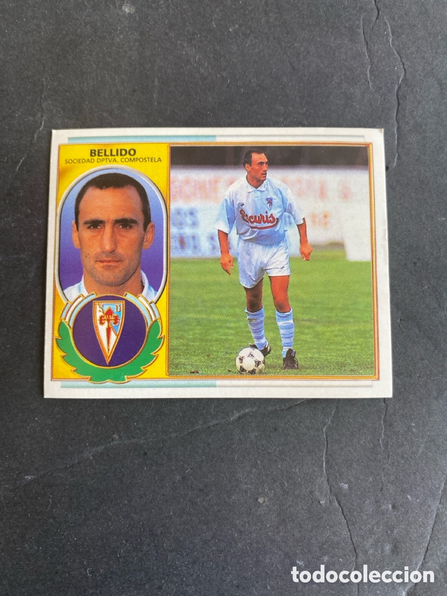 Cromos de f&uacute;tbol: Cromo liga 96/97 SD Compostela nunca pegado