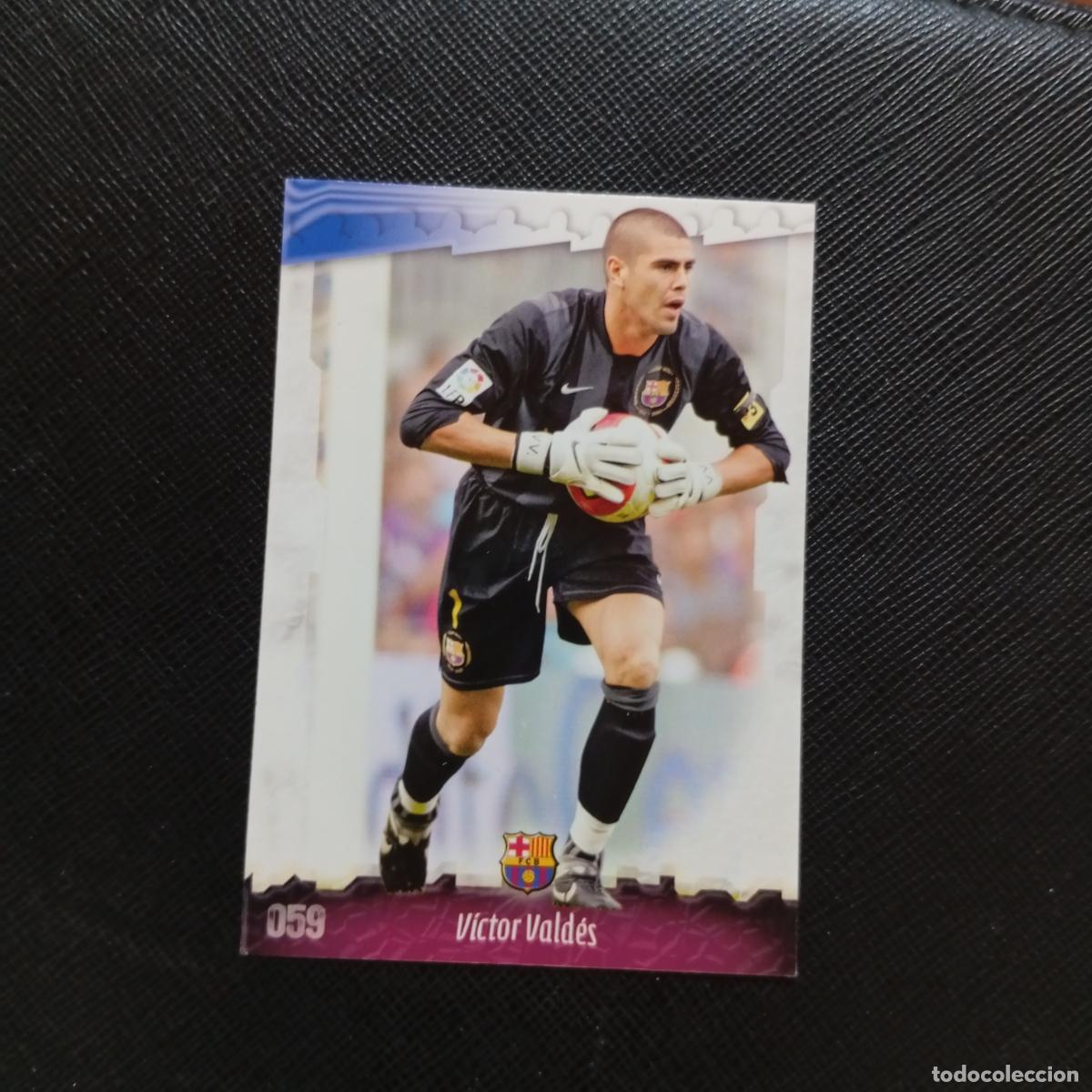 Cromos de f&uacute;tbol: 59 VICTOR VALDES BARCELONA MUNDICROMO QUIZ GAME 2008 2009 FUTBOL 08 09 - A211 PG7