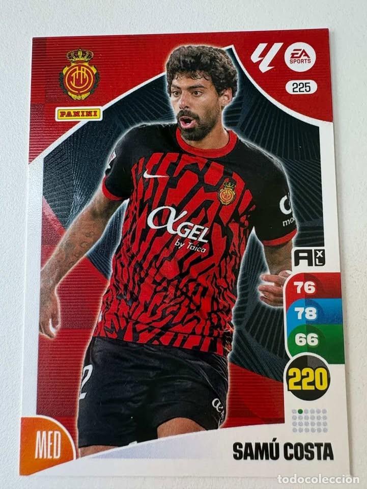 Cromos de f&uacute;tbol: Carta Sam&uacute; Costa Mallorca 225 Adrenalyn 2024-25