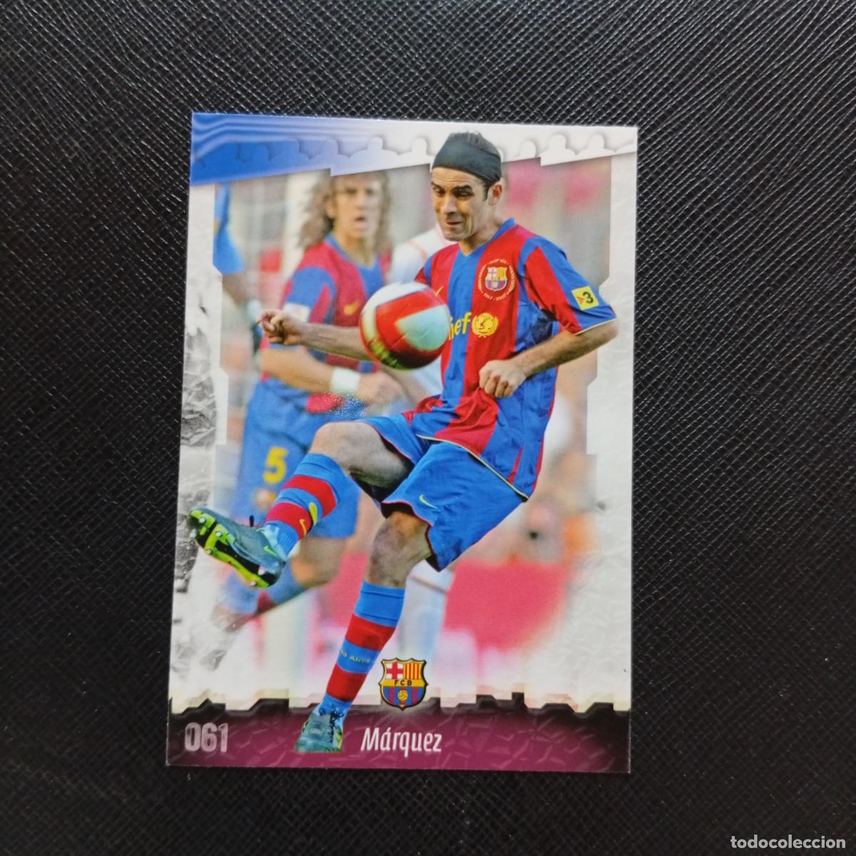 Cromos de f&uacute;tbol: 61 MARQUEZ BARCELONA MUNDICROMO QUIZ GAME 2008 2009 FUTBOL 08 09 - A211 PG8