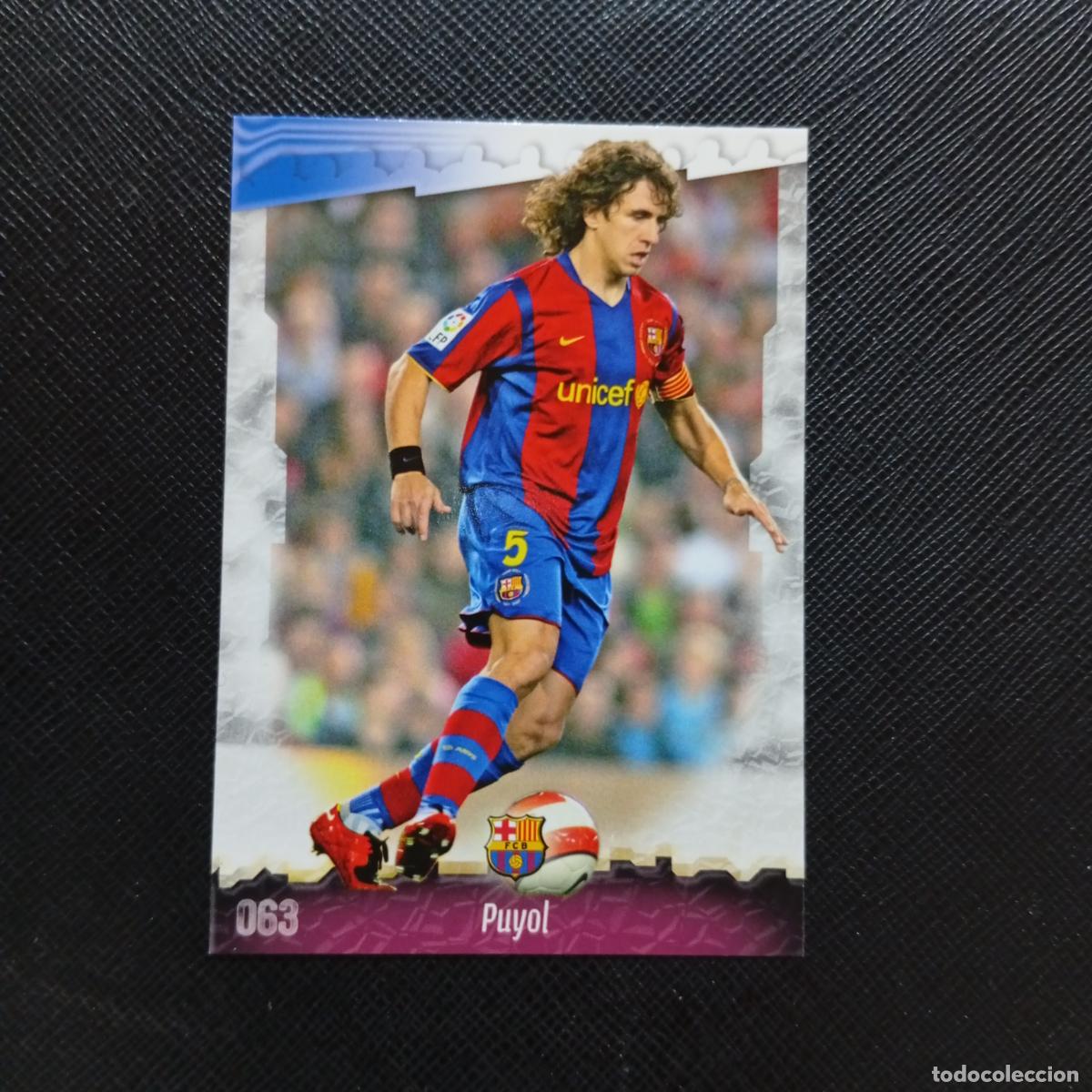 Cromos de f&uacute;tbol: 63 PUYOL BARCELONA MUNDICROMO QUIZ GAME 2008 2009 FUTBOL 08 09 - A211 PG8 ERROR
