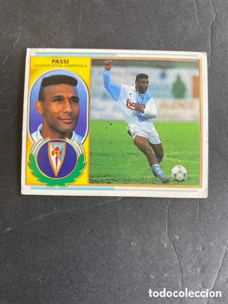 Cromos de f&uacute;tbol: Cromo liga 96/97 SD Compostela nunca pegado