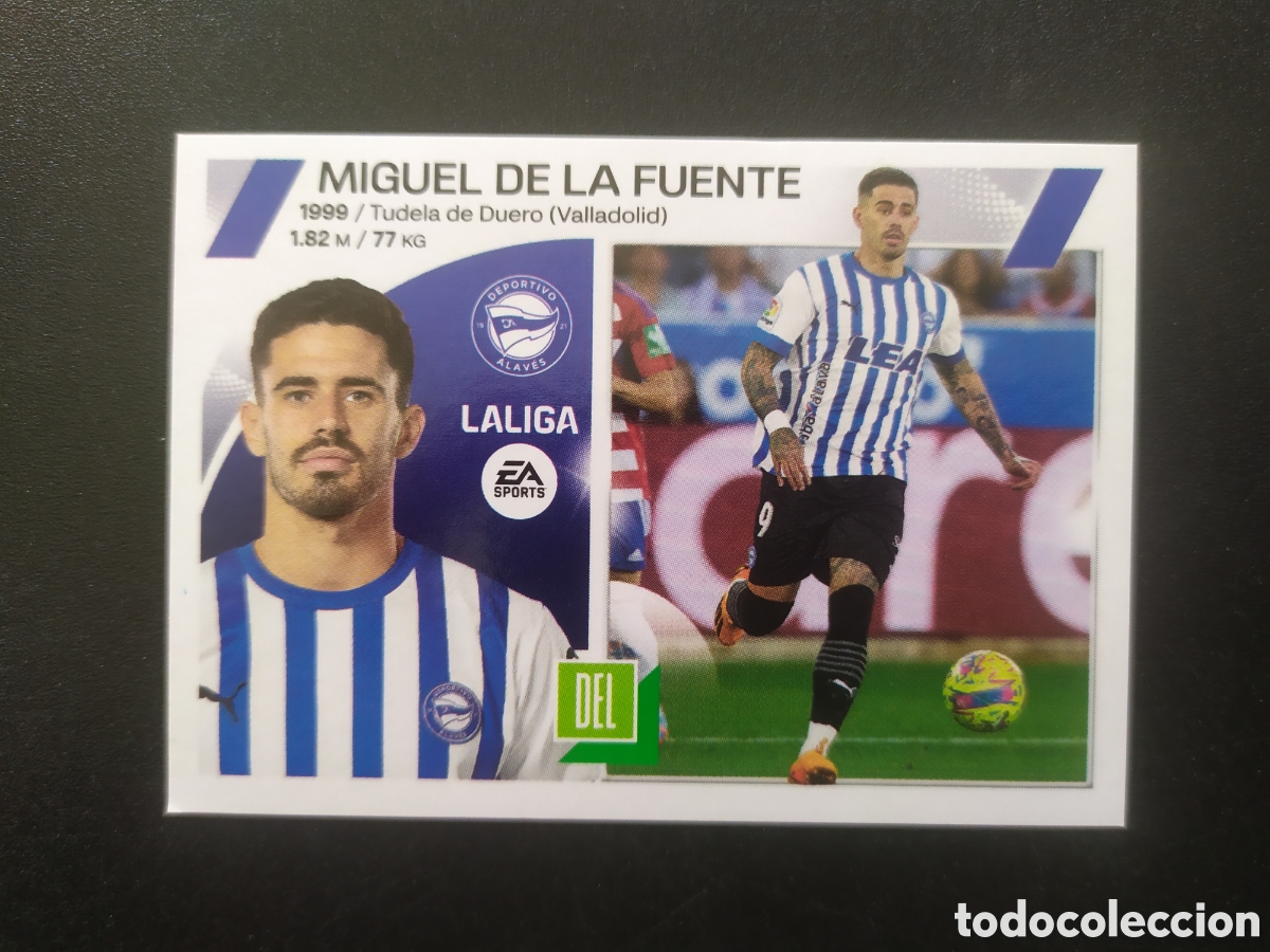 Cromos de f&uacute;tbol: Liga este 2023 2024 23 24 panini De la Fuente n&deg; 18A 18 A Alaves